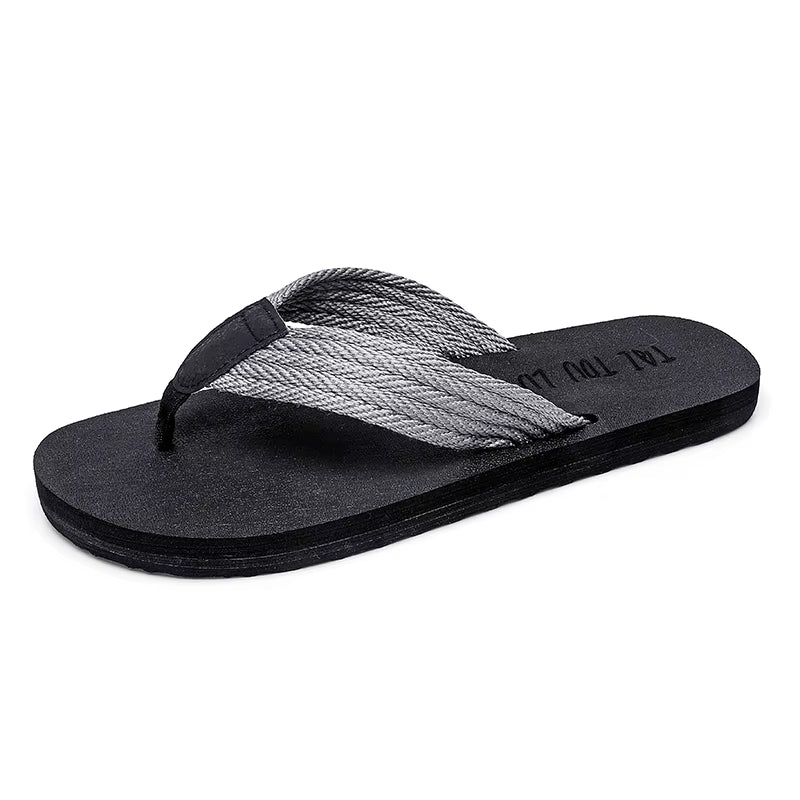 2024 New Design Summer Slide Slipper Sandals Anti-Slip Open Toe Flip-Flops Shoes for Men Printed Beach Use