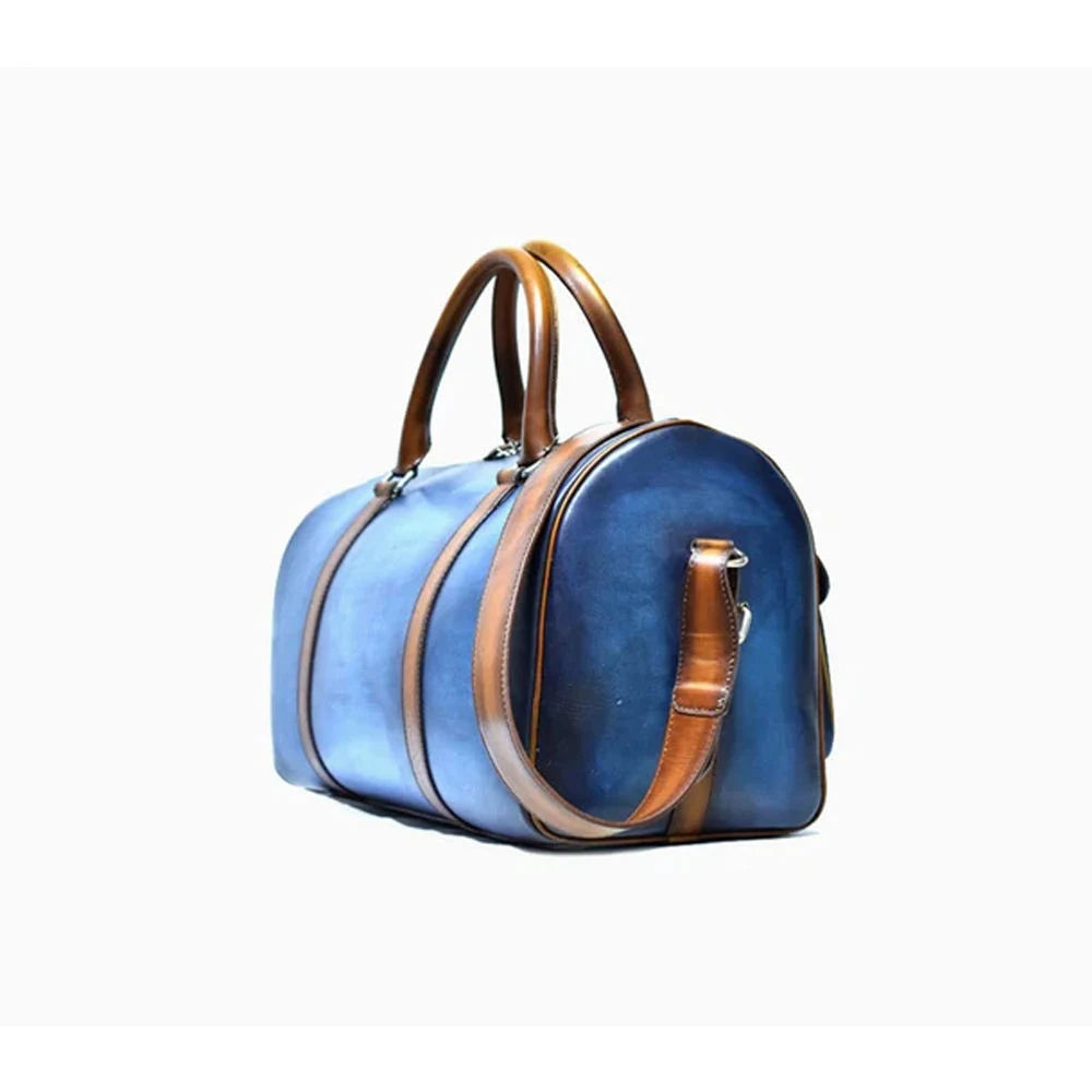 Hot Selling Genuine Leather Duffle Bag Large Capacity Travel Weekend Overnight Luggage Duffel Bag Outdoor Waterproof Sport Bag