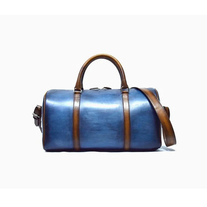 Hot Selling Genuine Leather Duffle Bag Large Capacity Travel Weekend Overnight Luggage Duffel Bag Outdoor Waterproof Sport Bag