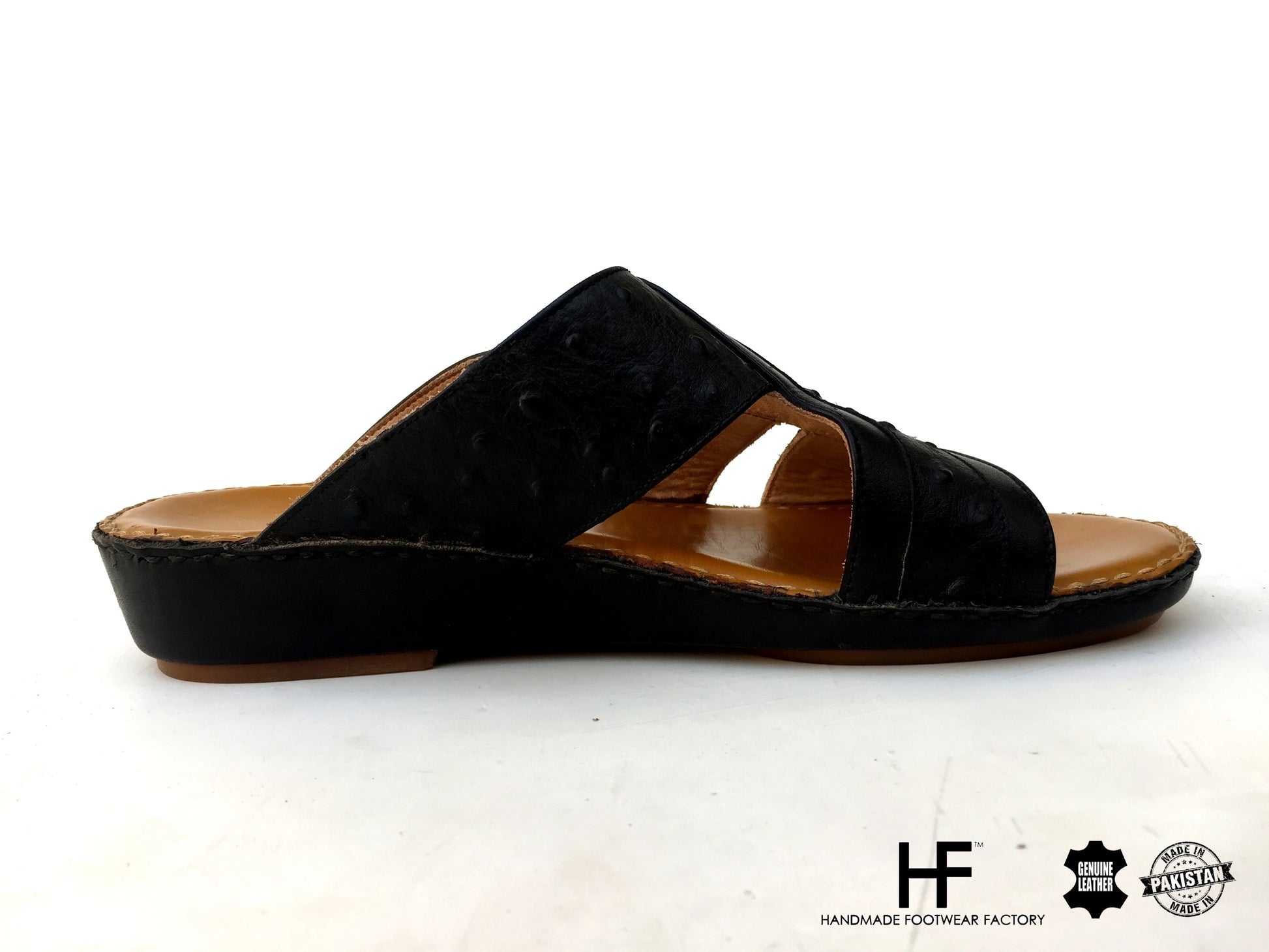 Arabic Sandals for Men Handmade Leather Slippers Saudi Style Summer Arab Shoes