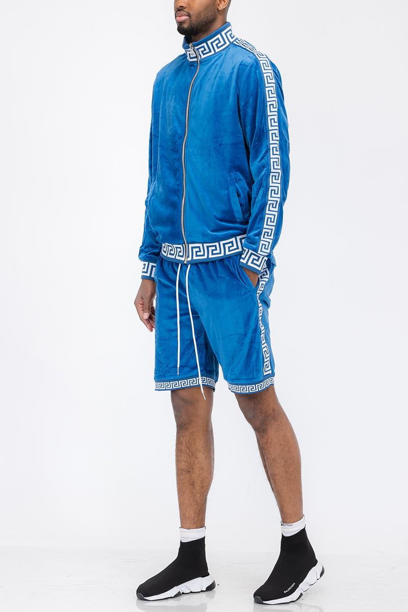 Status Velour Short Set-5