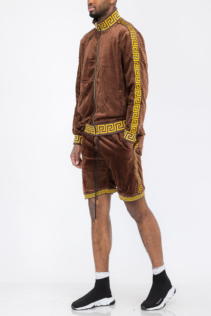 Status Velour Short Set-7