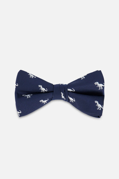 Bow Tie Blue Dino Print-0