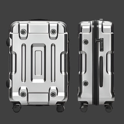 Stylish Aluminium Hard Shell Carry-On Trolley Suitcase with TSA Lock - Perfect for Travel