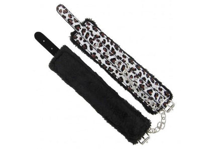 Cheetah Print Wrist Bondage Restraints-4