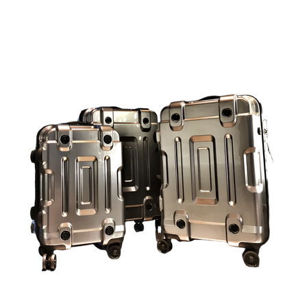 Stylish Aluminium Hard Shell Carry-On Trolley Suitcase with TSA Lock - Perfect for Travel