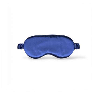 Premium Organic Silk Sleep Mask - Royal Blue-0