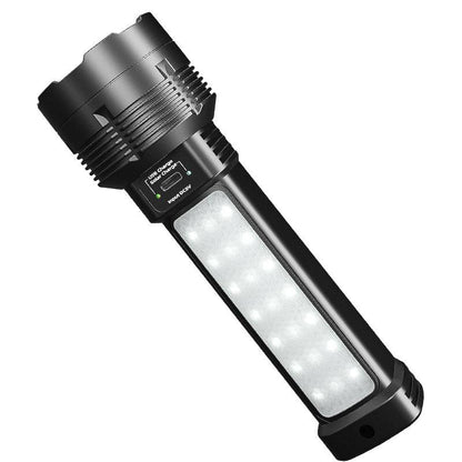 Strong solar flashlight super bright outdoor explosive long endurance with charging portable handheld 100,000 lumns light-5