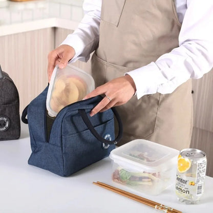 Bento bag large-capacity portable aluminum foil thickened insulated lunch box bag