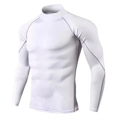 Men Compression Long Sleeve T Shirt-8