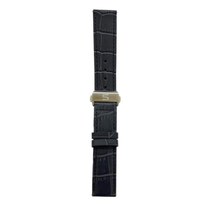 Grey Leather - Steel Clasp-0