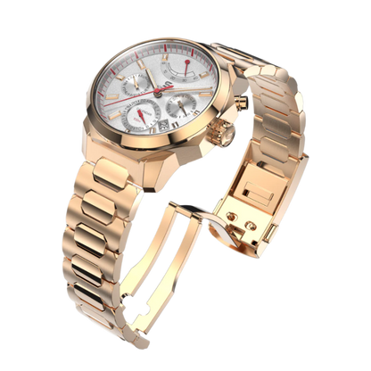 SOVRYGN Calendar Rose - White Watch-3