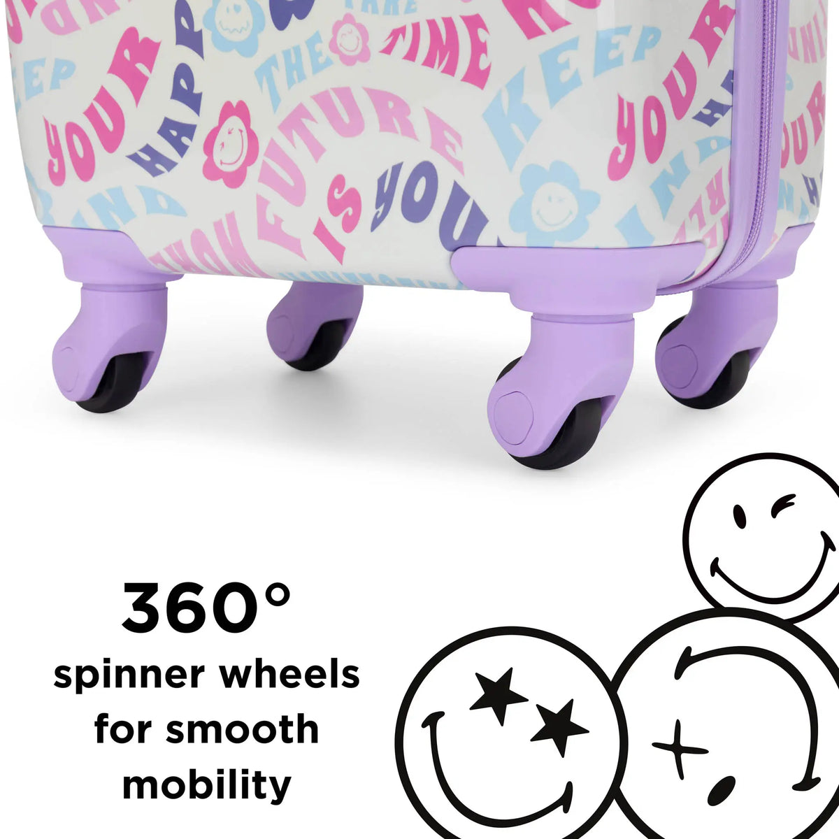 Kids Adventure 18" 5-Piece Carry-on Suitcase Set