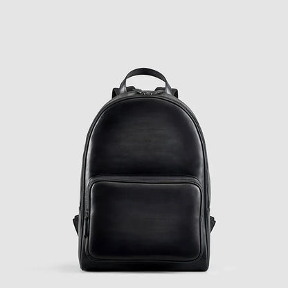 Luxury Italian Leather Backpack -  Bag with Large Capacity for Laptops