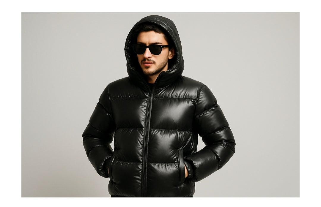 Men'S New Winter Fashion Puffer Jacket Waterproof Zipper Closure Warm Padding Bubble Puffy Jacket-Wholesale
