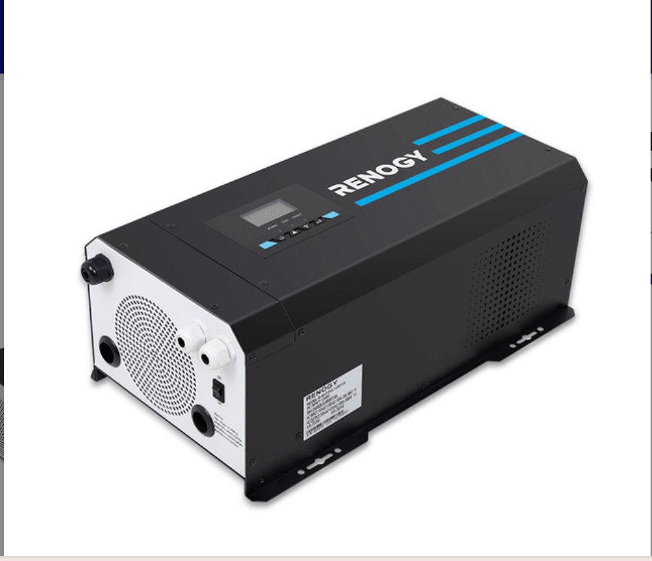 2000W 12V Pure Sine Wave Inverter Charger with LCD Display and Smart Charging-2