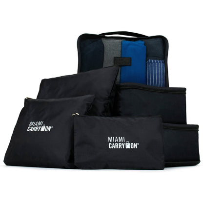 Foldable 6 Piece Packing Cubes - 2 Pack
