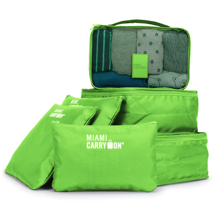 Foldable 6 Piece Packing Cubes - 2 Pack