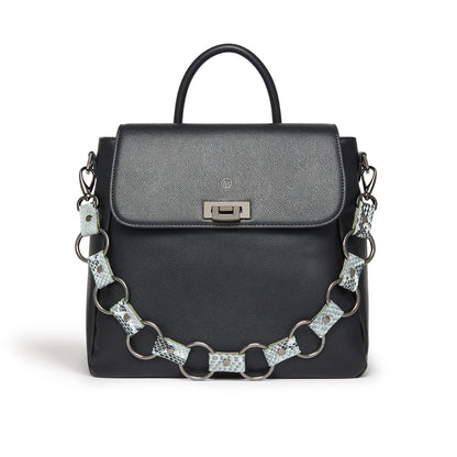 Zuri Black Vegan Backpack