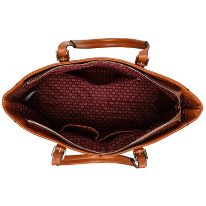 Julia Rustic Vegan Leather Weekender Duffel Bag
