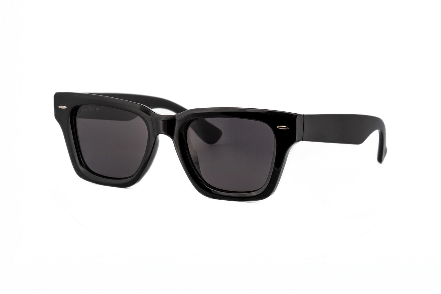 Knox Sunglasses - Angular Smoked Amber Green Frame | Premium UV Protection | Bolero Eyewear