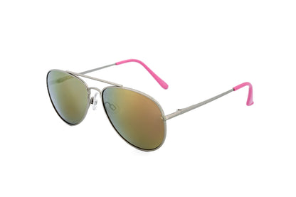 Minair Kids Aviator Sunglasses - Lightweight Metal Frame with 100% UV Protection