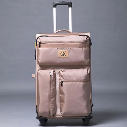 Ultralight Rolling Luggage New 20/24/28 Inch Trolley Travel Bag Zipper Scratch Resistant Suitcase Boarding Box Brand Suitcase