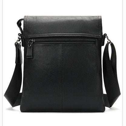 100% Shoulder Bag Leather Men'S Bag Genuine Leather Black Men'S Designer Bags Leather Crossbody Messenger Bags Handbags
