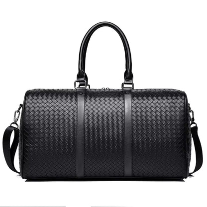 Men'S Travel Bag Genuine Cow Leather Travel Bag Expensive Men Big Luggage Bags