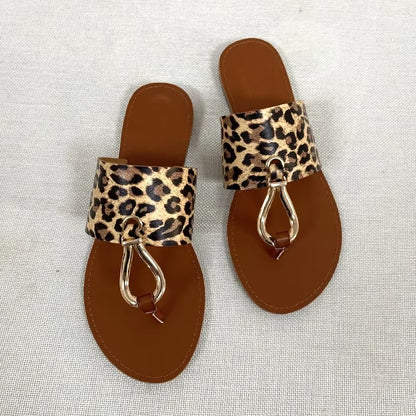 2025 New Fashion Women Slippers Summer Shoes Woman Retro Thin Straps Open Toe plus Size Outdoor Beach Flat Female Slides