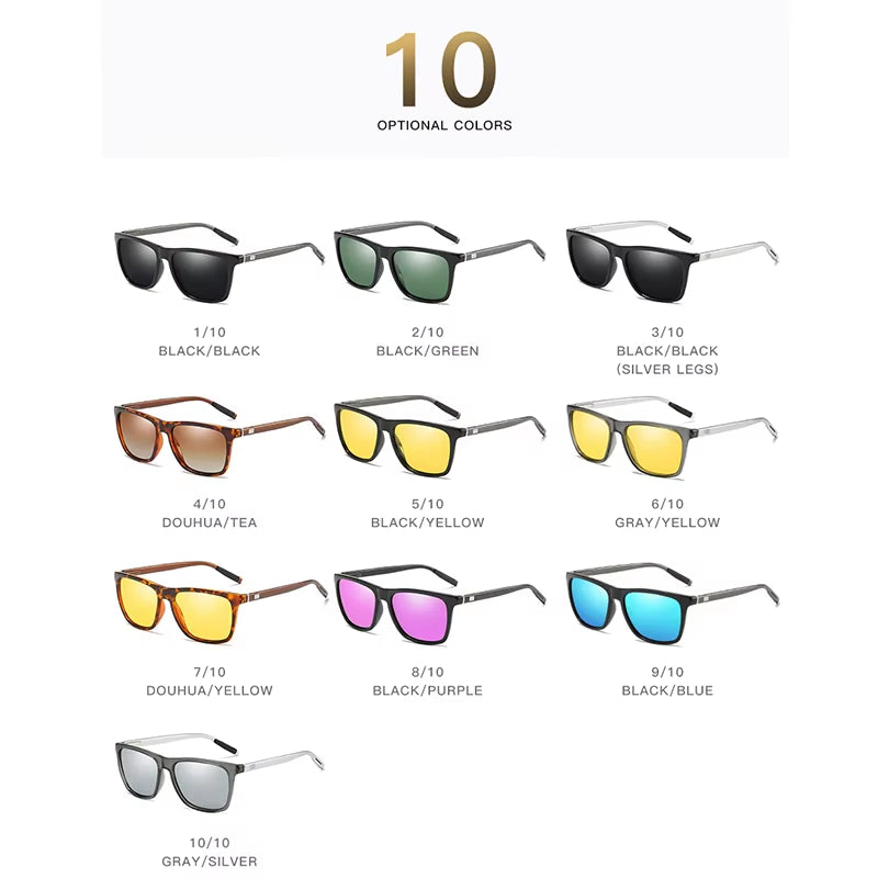 Driving Glasses Night Vision Photochromic Sunglasses for Men Polarized Custom Logo 2024 Brand New Design Uv400 Eyewear Wholesale