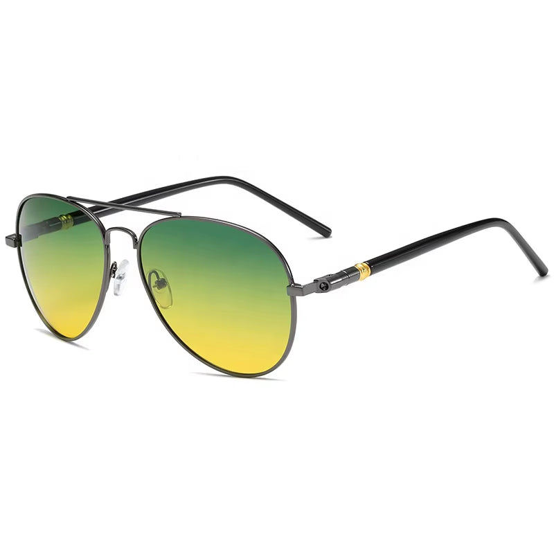 2023 Night Vision Driving Polarized Sunglasses Car Driving Glasses Day and Night Vision Pilot Sunglasses