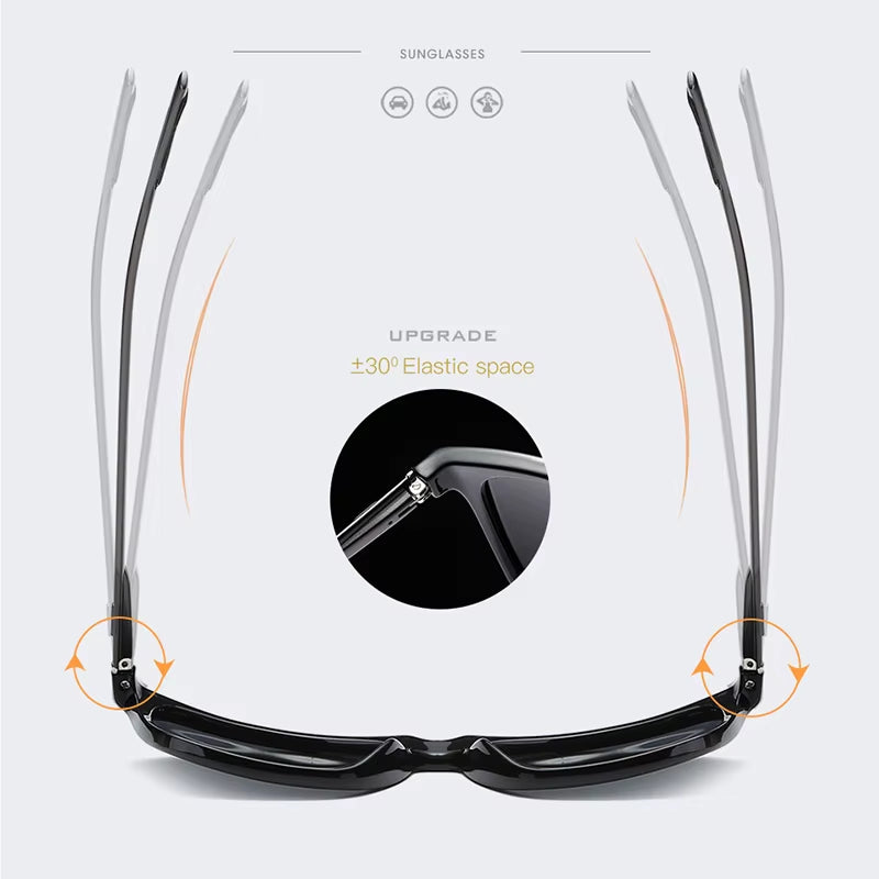 Driving Glasses Night Vision Photochromic Sunglasses for Men Polarized Custom Logo 2024 Brand New Design Uv400 Eyewear Wholesale