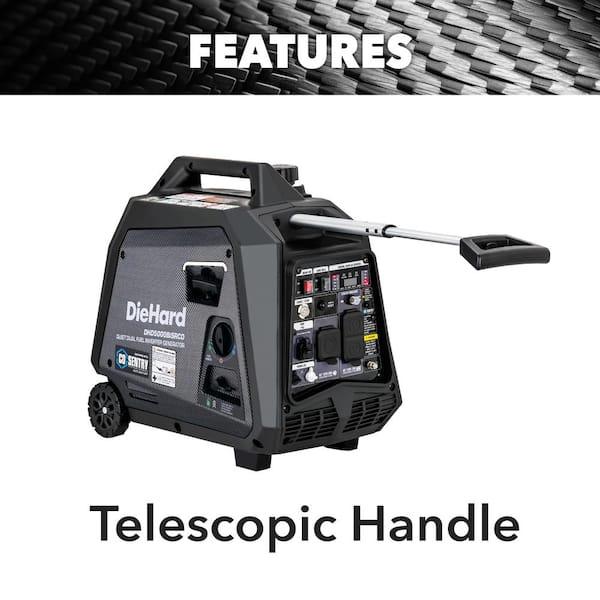 DieHard 5000W Dual Fuel Inverter Generator with Remote Start, CO Alert & Parallel Capability-4