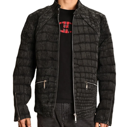 DON JOHN Crocodile Jackets Handmade Men's